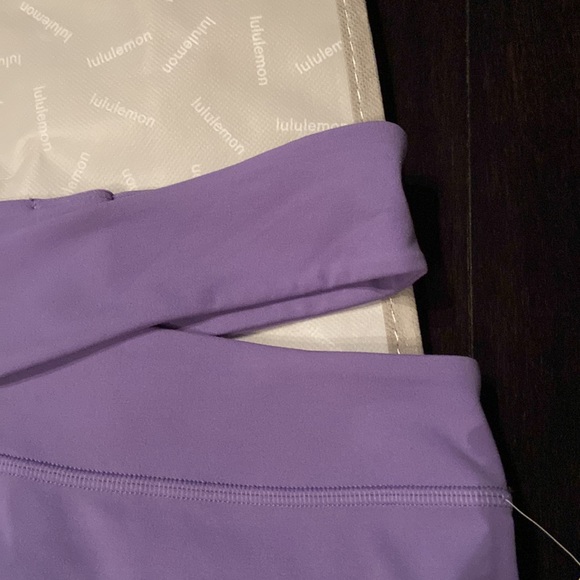 LULULEMON ALIGN CUT -OUT HR SHORTS 6” in Dark Lavender (DKLA) SZ 10 NWT - Picture 8 of 11